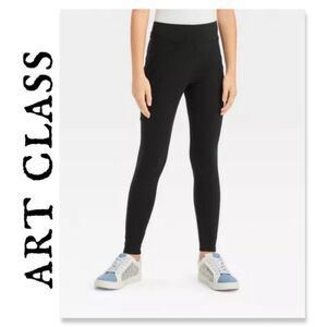 NWT Art Class Girls' Leggings with Side Pocket